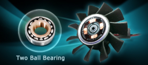 Two Ball Bearing Fan