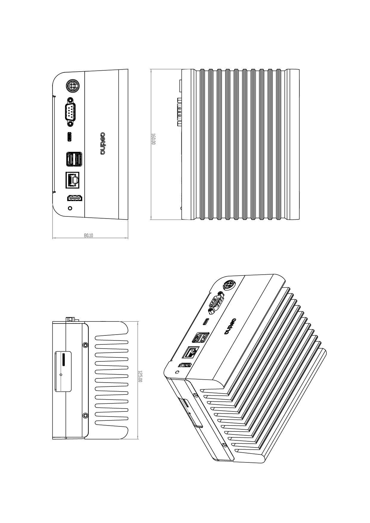 AIE-CPA1-A1, fanless ASIC-based edge computing system