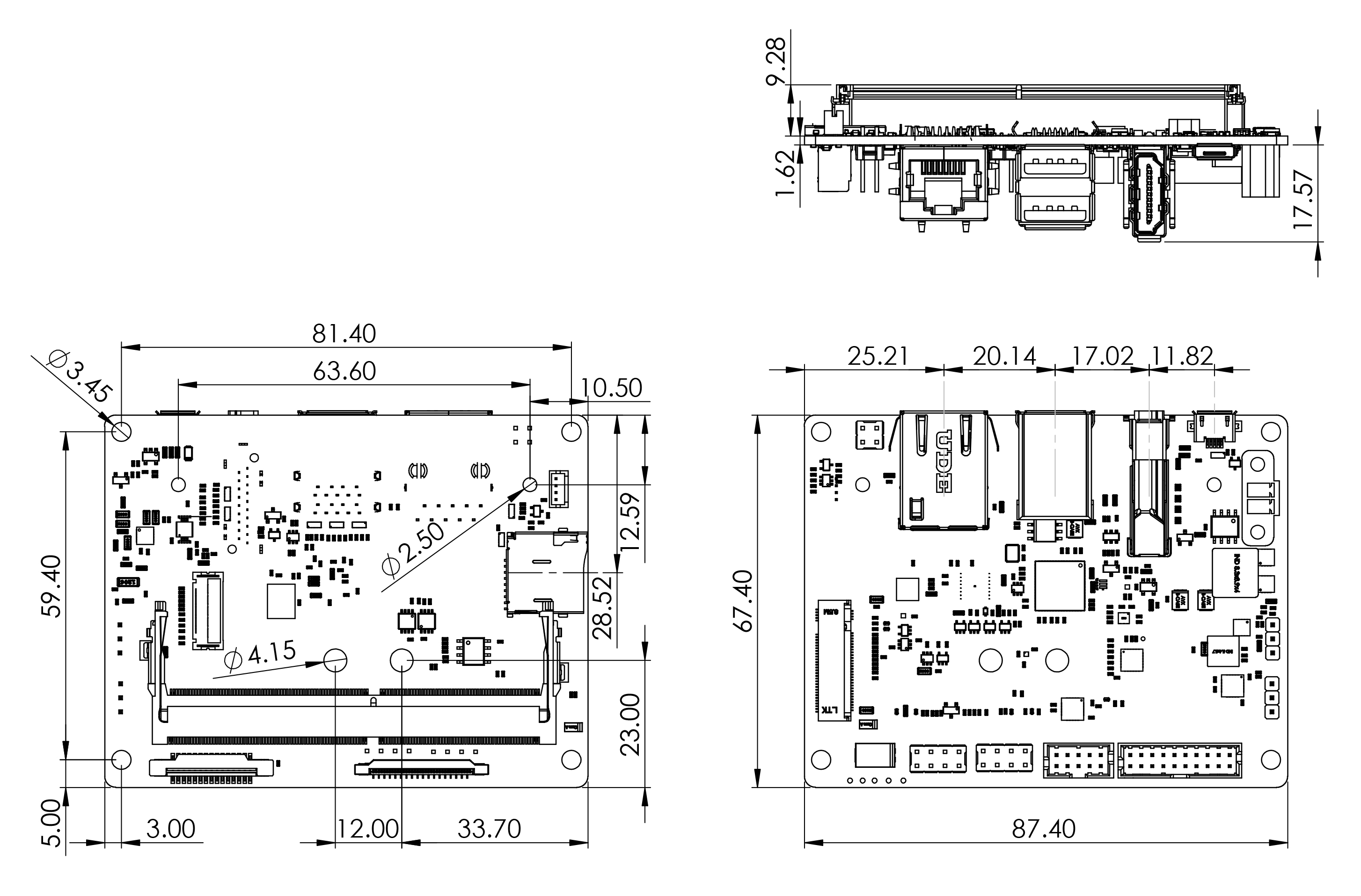 AN110 dimensions