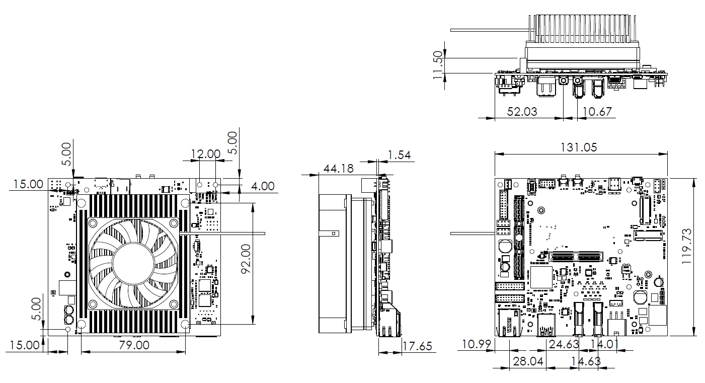 AX720-X32 dimension