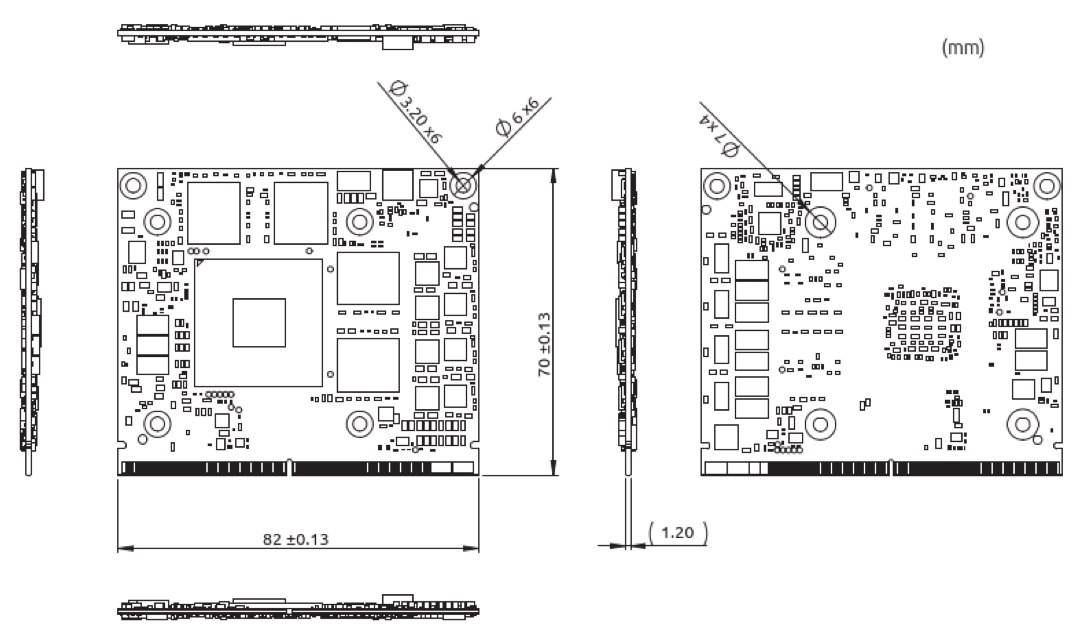 M3P2000-LN dimensions