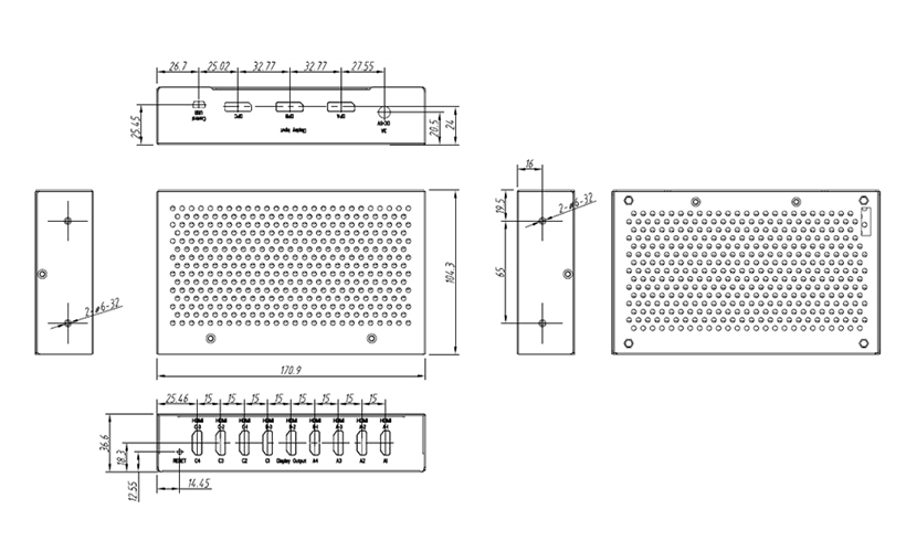 Multi-display Splitter Box-MSB-DP39H